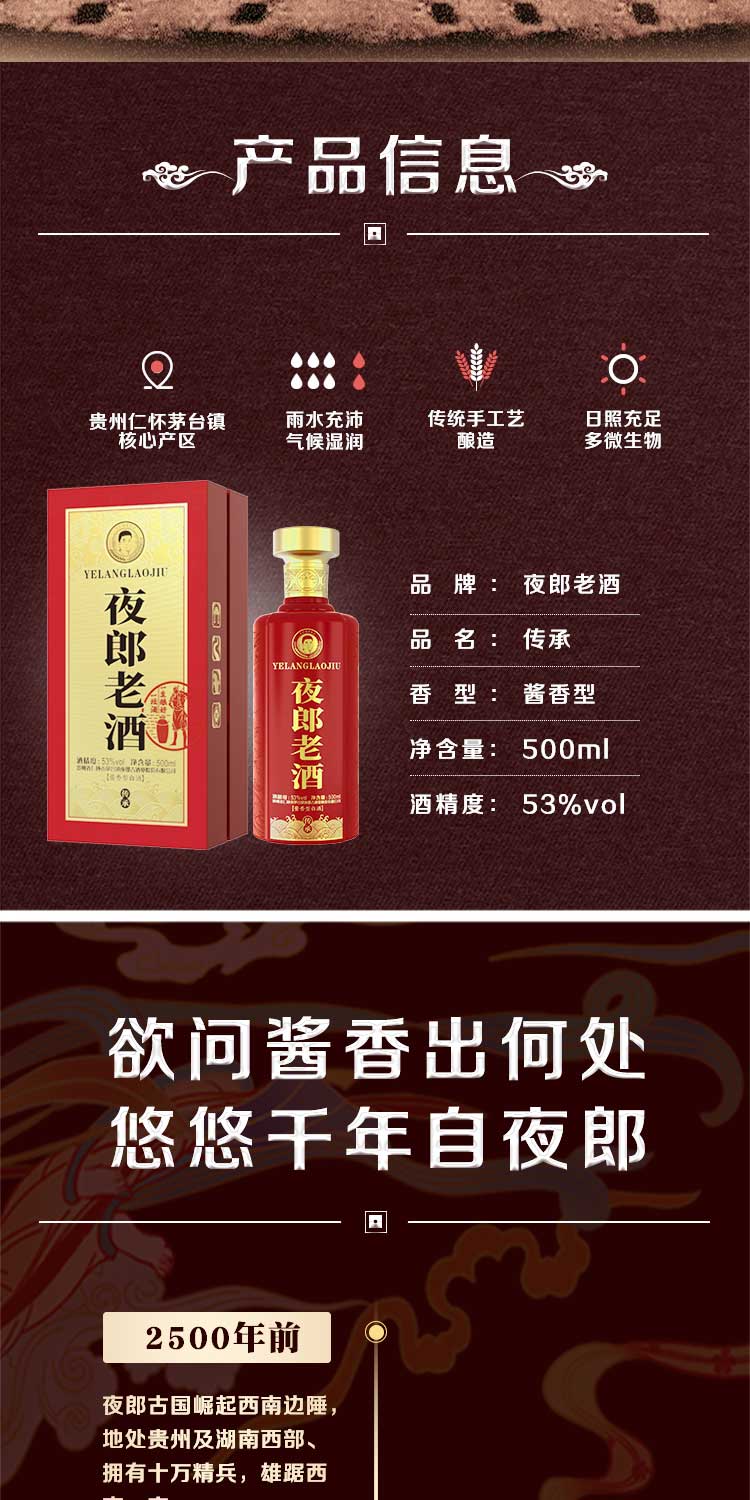 夜郎老酒·传承产品详情介绍